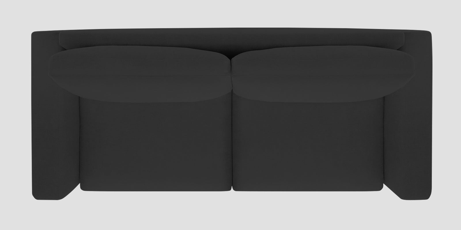 Esha Fabric 2 Seater Sofa In Bitter Black Colour - Febonic Living