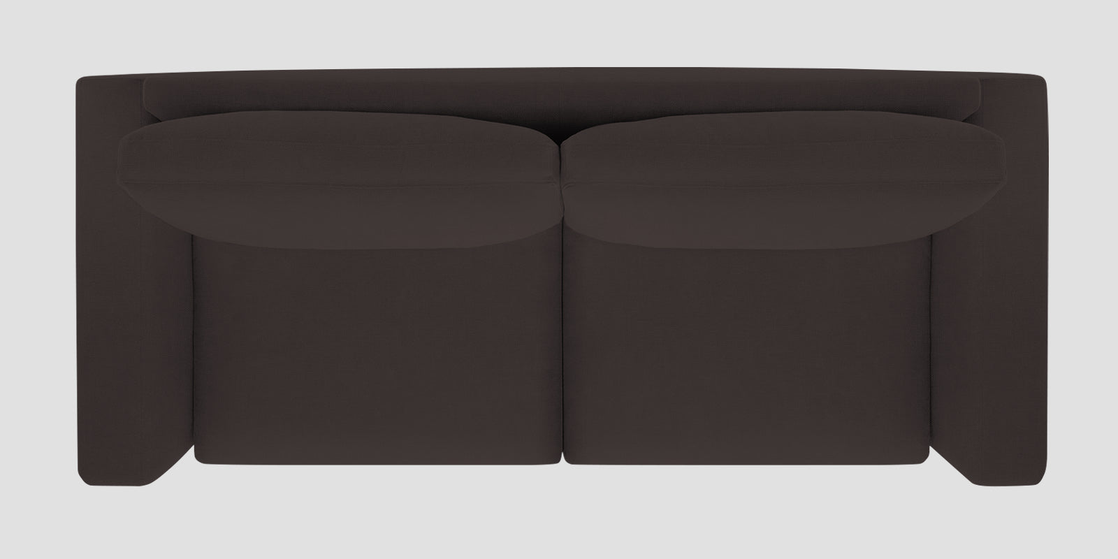 Esha Fabric 2 Seater Sofa In Pebble Brown Colour - Febonic Living