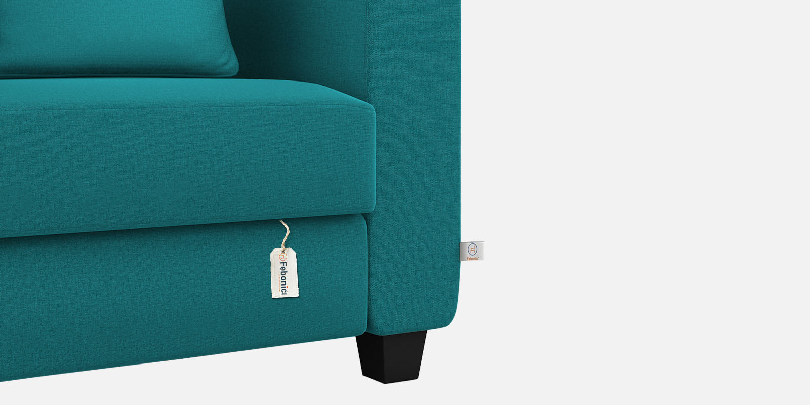 Cosmic Fabric 3 Seater Sofa In Sea Green Colour - Febonic Living