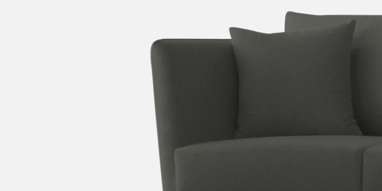 Norway Velvet 3 Seater Sofa In Hory Grey Colour - Febonic Living
