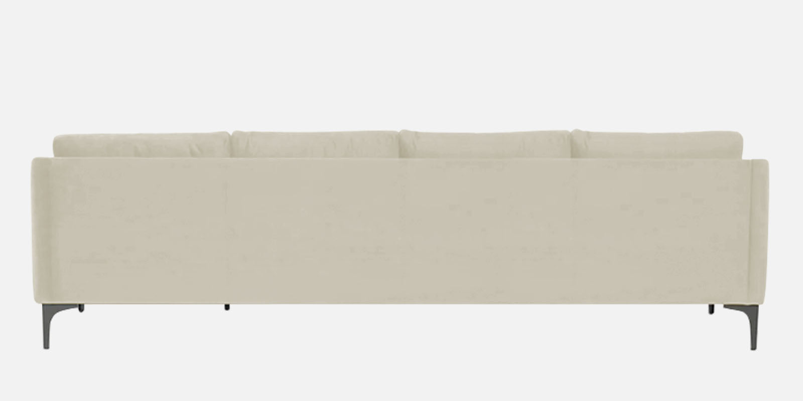 Haru Fabric LHS Sectional Sofa (3+Lounger) In Warm White Colour - Febonic Living