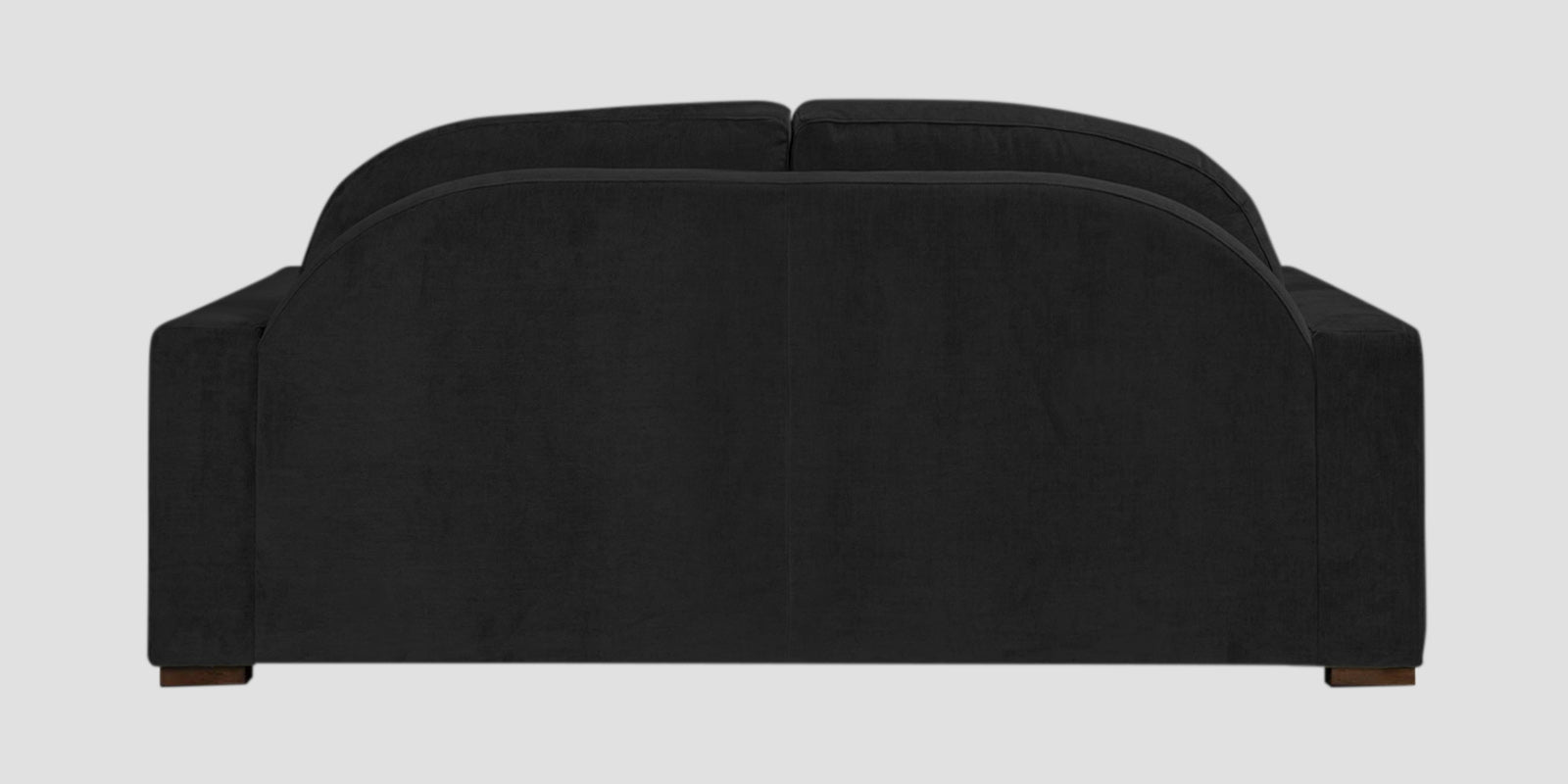 Dara Fabric 2 Seater Sofa In Zed Black Colour - Febonic Living