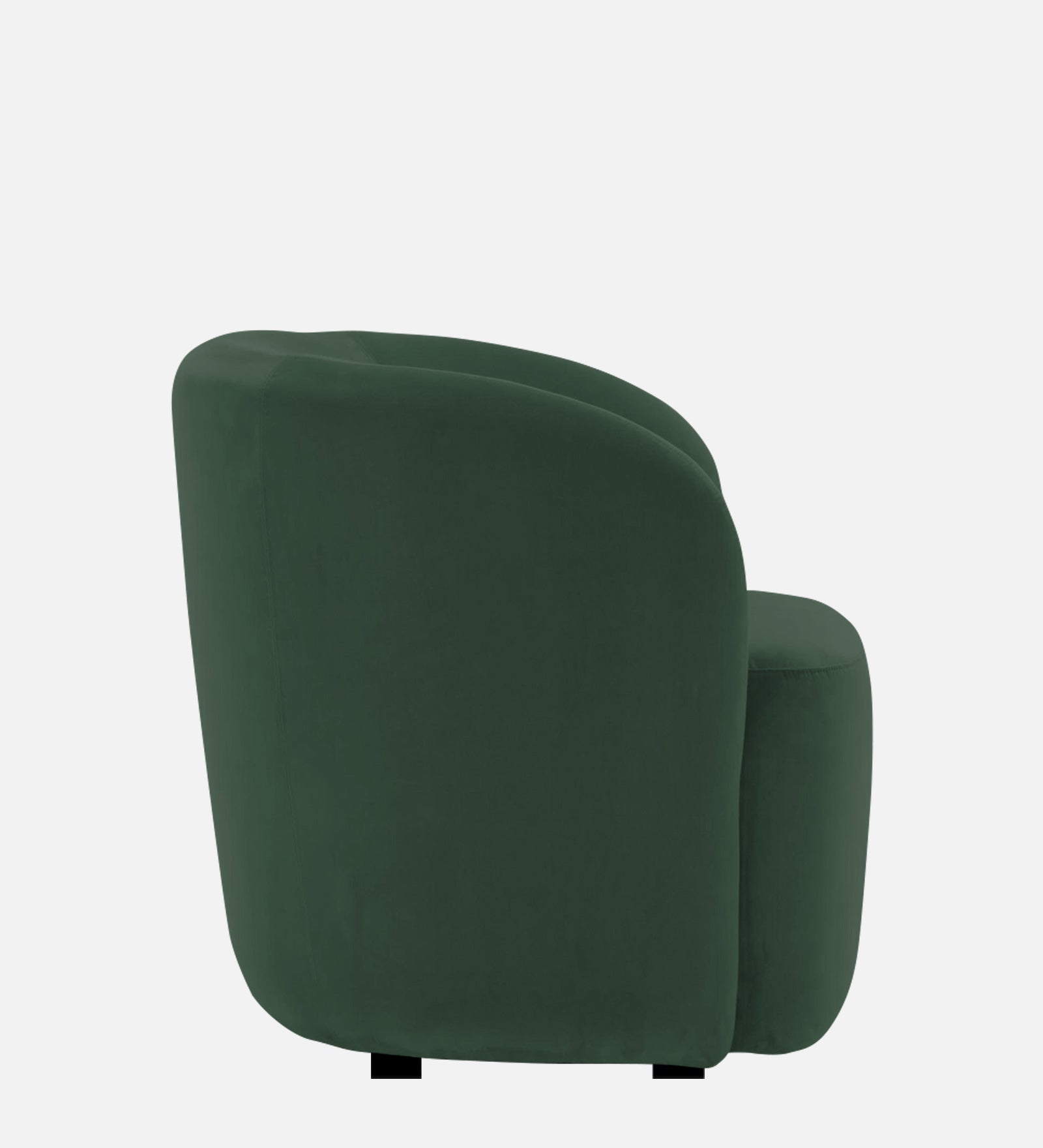 Lucky Velvet Wing Chair In Amazon Green Colour - Febonic Living