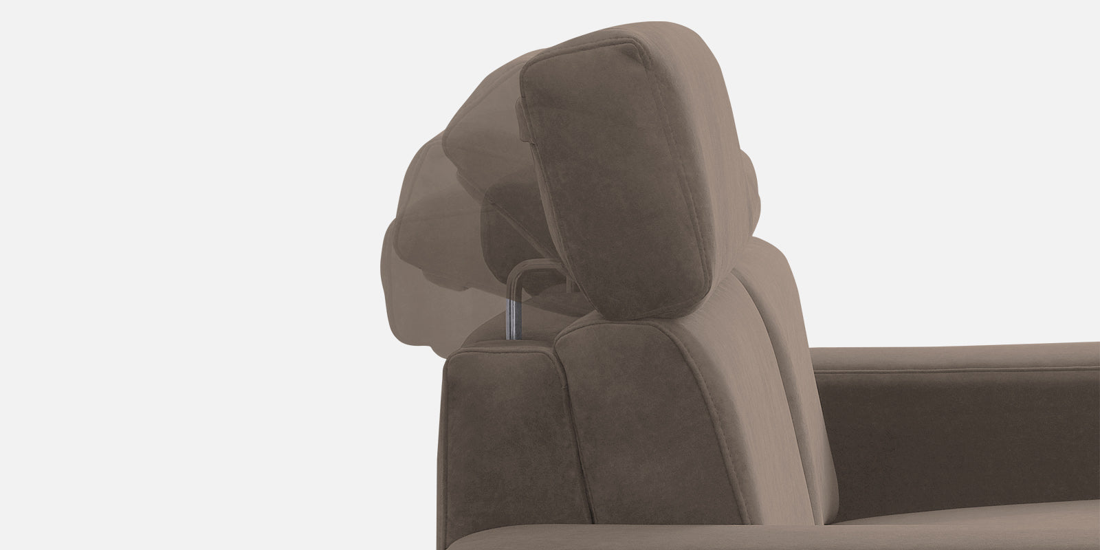 Hiro Fabric 2 Seater Sofa In Rock Beige Colour - Febonic Living