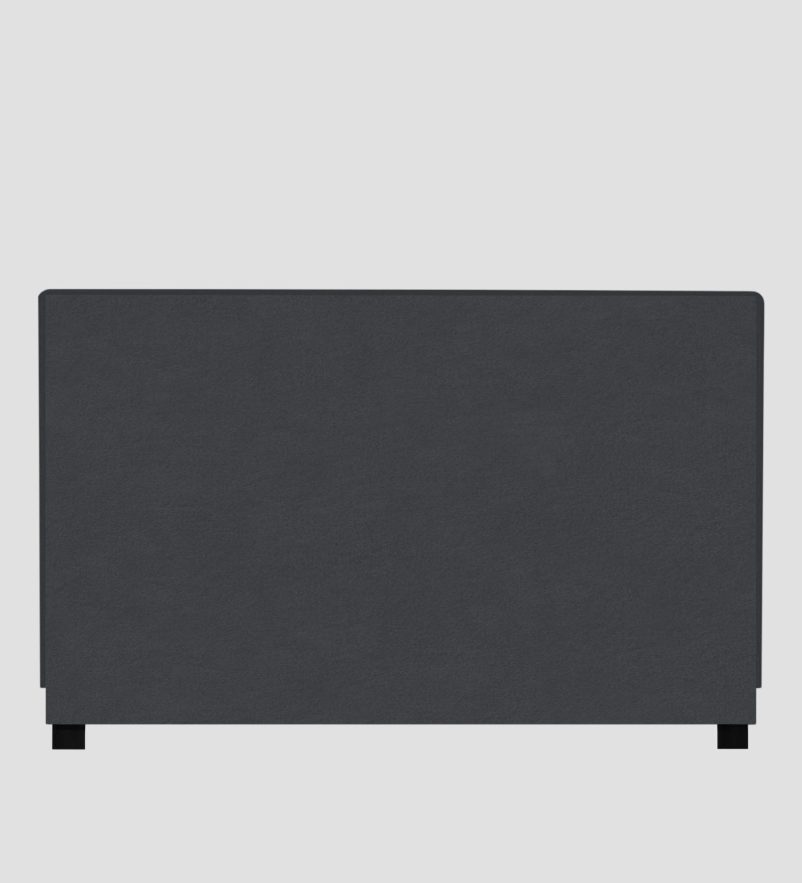 Asyra Velvet Queen Size Bed in Davy Grey Colour With Box Storage - Febonic Living