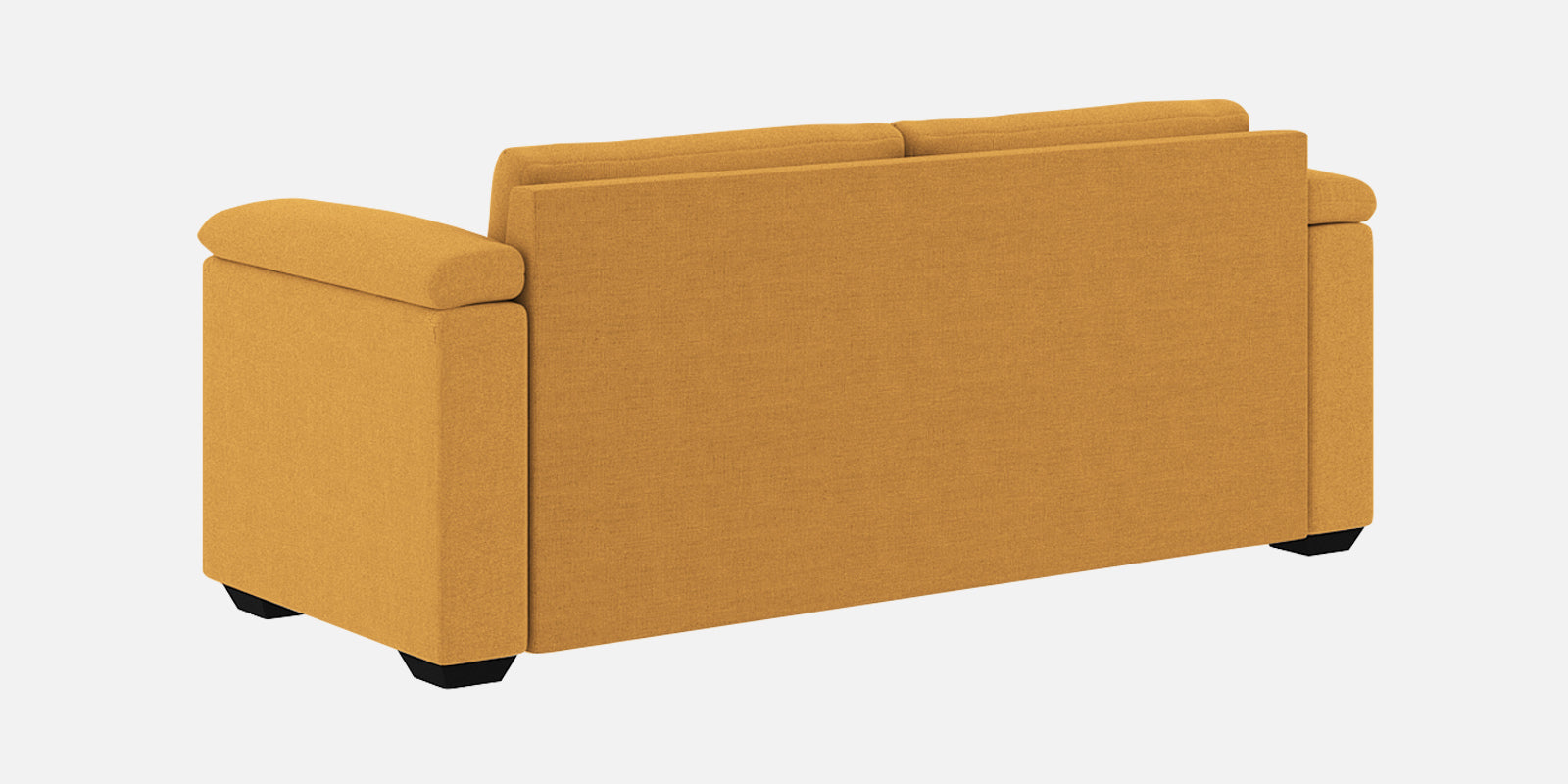 Andres Fabric 3 Seater Sofa In Blush Yellow Colour - Febonic Living