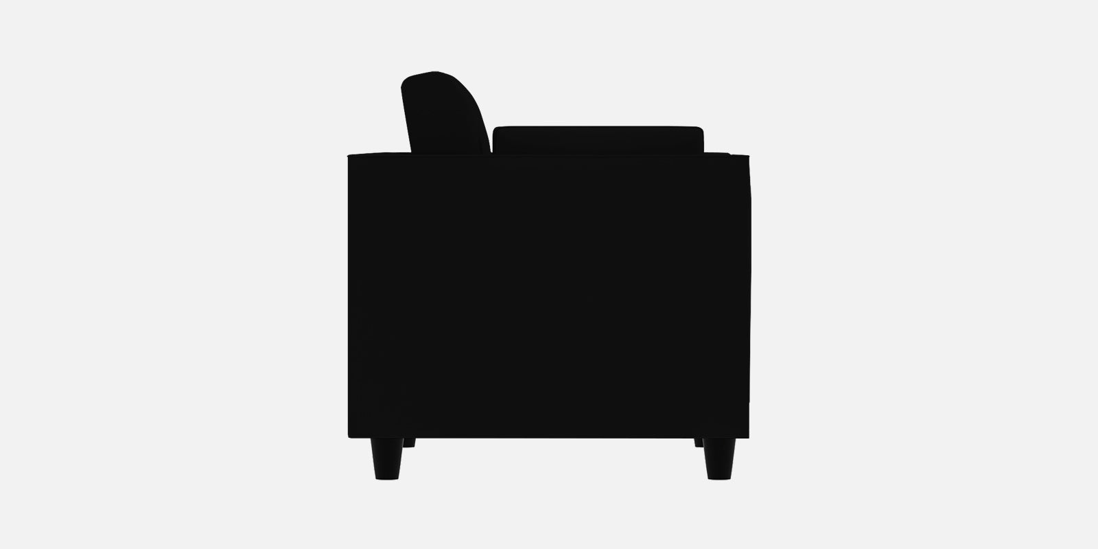 Bristo Velvet 2 Seater Sofa In Adam Black Colour - Febonic Living