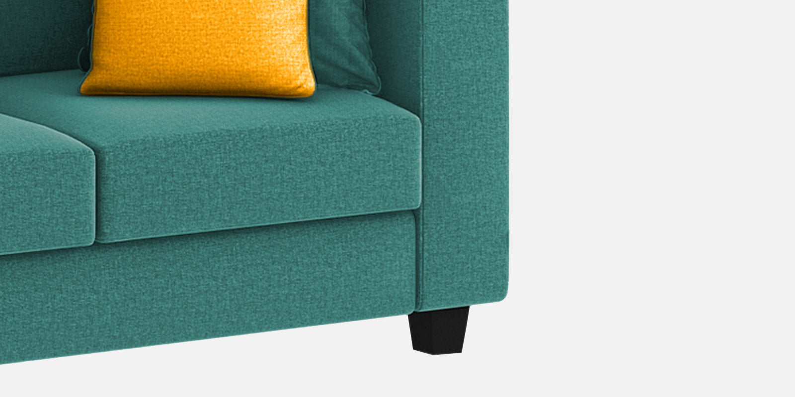 Nabi Fabric 3 Seater Sofa In Sea Green Colour - Febonic Living