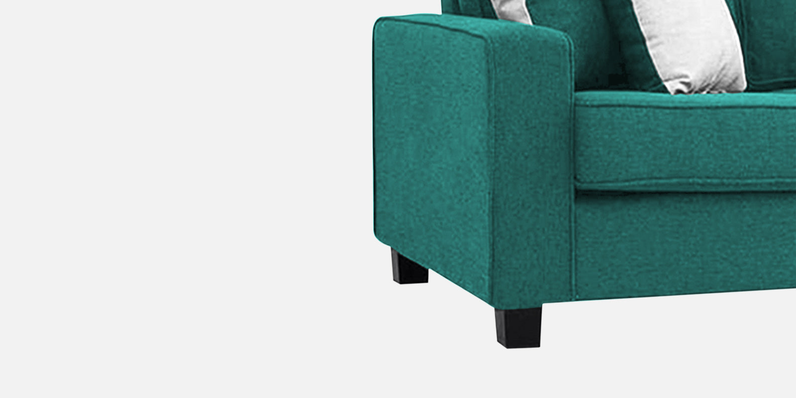 Ladybug Fabric 3 Seater Sofa In Sea Green Colour - Febonic Living