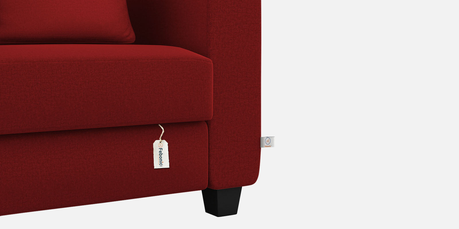 Cosmic Fabric 3 Seater Sofa In Blood Maroon Colour - Febonic Living