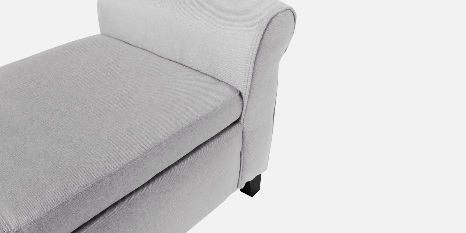 Molo Fabric 3 Seater Recamier Lit Grey Colour With Storage - Febonic Living