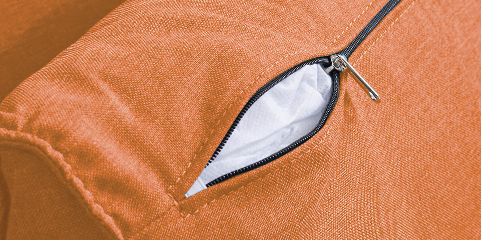 Jerry Fabric 3 Seater Convertible Sofa Cum Bed In Dark Orange Colour - Febonic Living