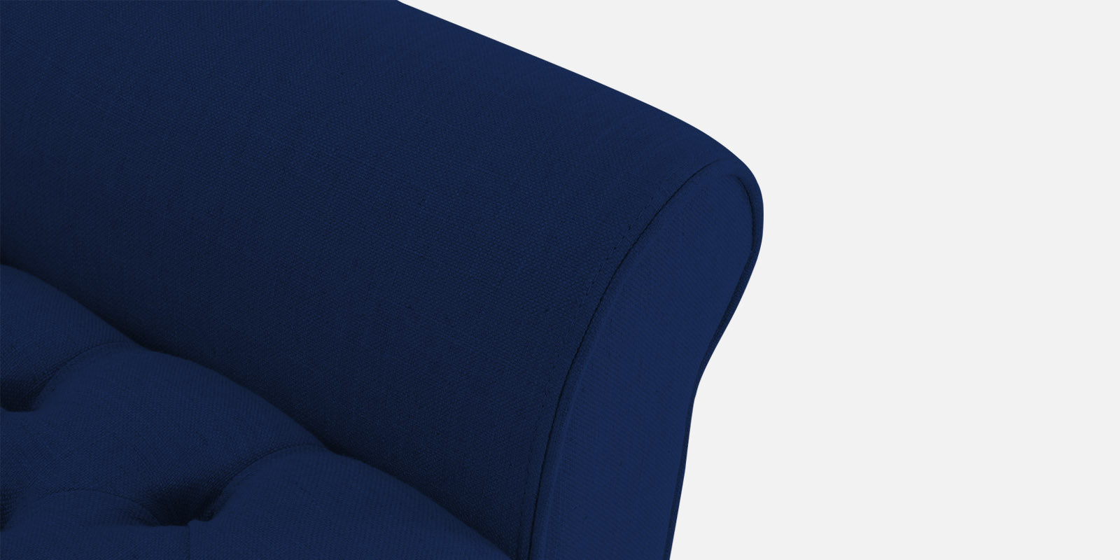 Nowia Fabric 3 Seater Recamier In Royal Blue Colour With Storage - Febonic Living
