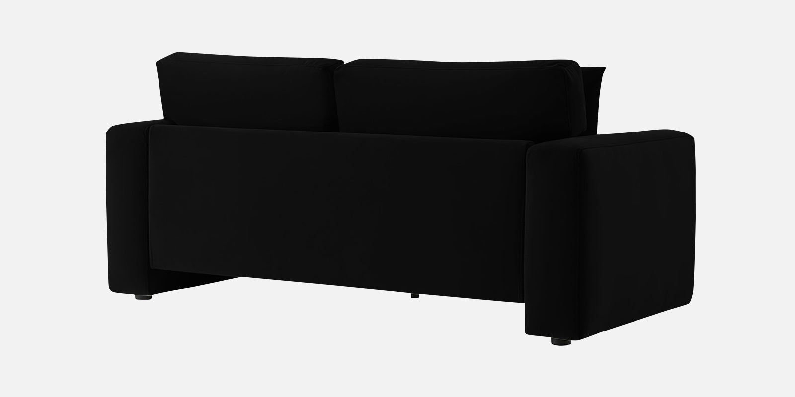 Kosta Velvet 2 Seater Sofa In Adam Black Colour - Febonic Living