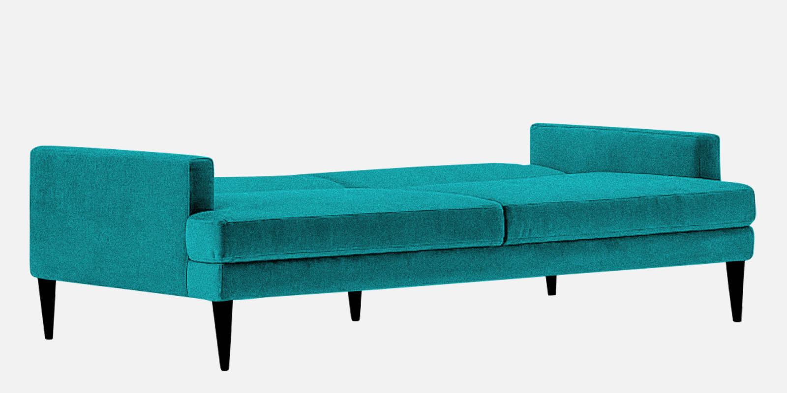 Zoya Fabric 3 Seater Convertible Sofa Cum Bed In Sea Green Colour - Febonic Living