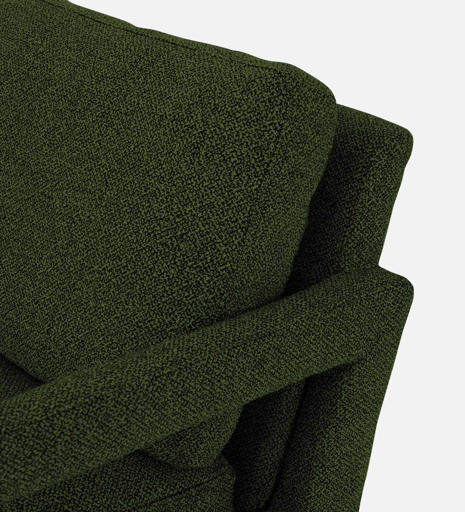 Olsen Fabric Arm Chair In Olive Green Colour - Febonic Living