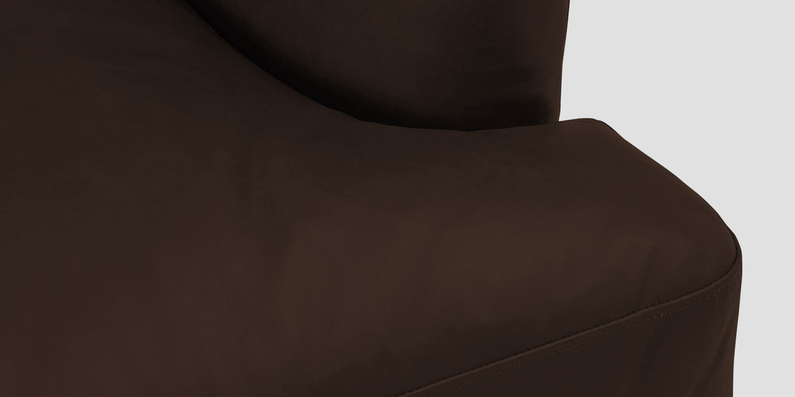 Sterio Leatherette 2 Seater Sofa In Carob Brown Colour - Febonic Living