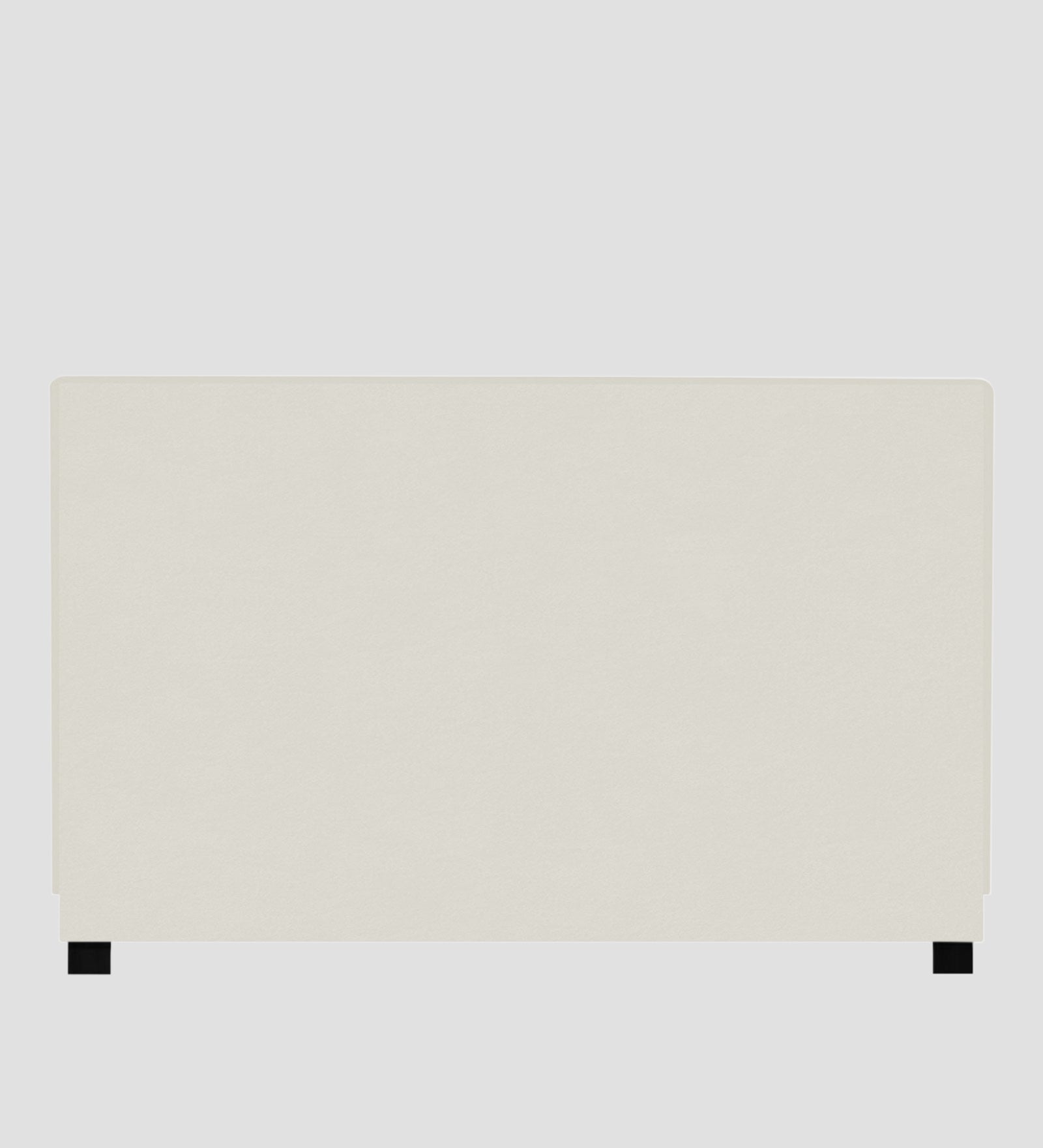 Asyra Velvet Queen Bed in Warm White Colour With Box Storage - Febonic Living