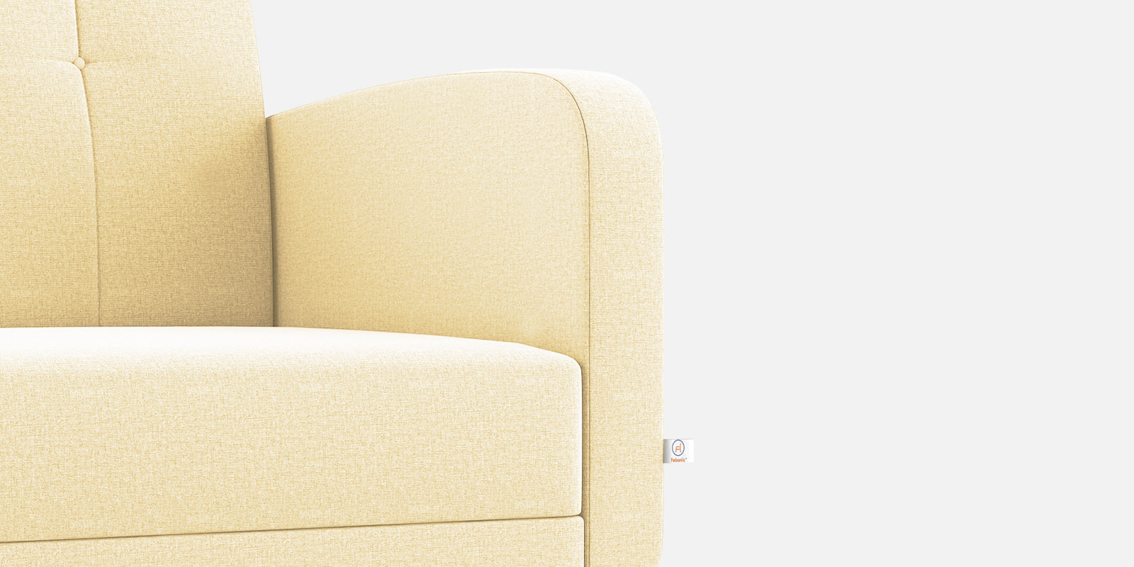 Wiki Velvet 2 Seater Sofa In Sandy Beige Colour - Febonic Living