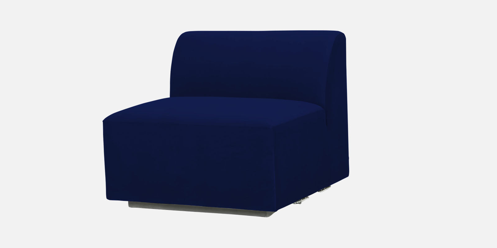Bufa Velvet 3 Seater Sofa In Dark Blue Colour - Febonic Living