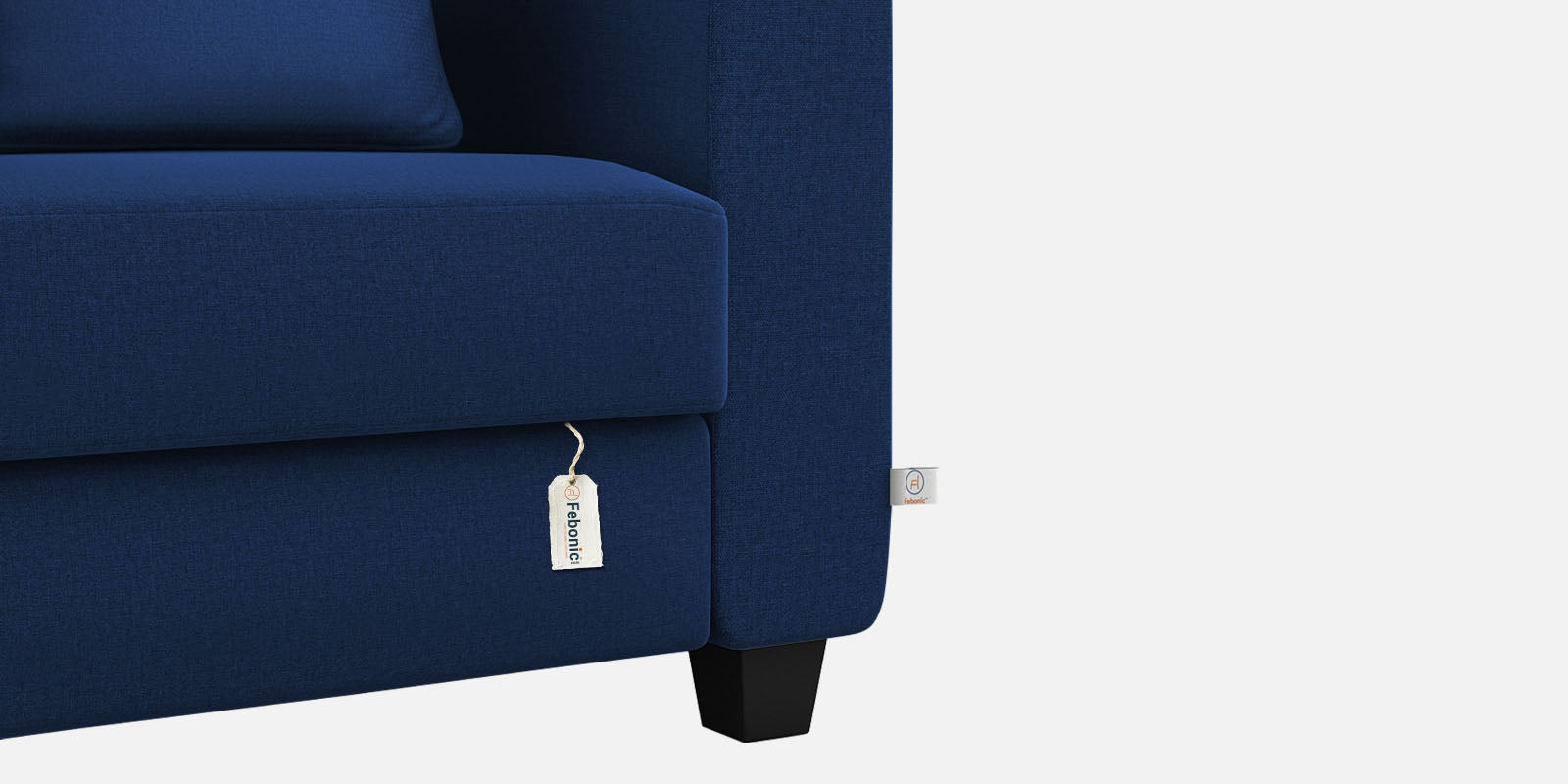 Cosmic Fabric 2 Seater Sofa In Royal Blue Colour - Febonic Living