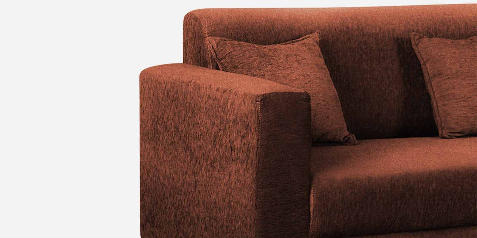 Nebula Fabric 3 Seater Sofa in Coffee Brown Colour