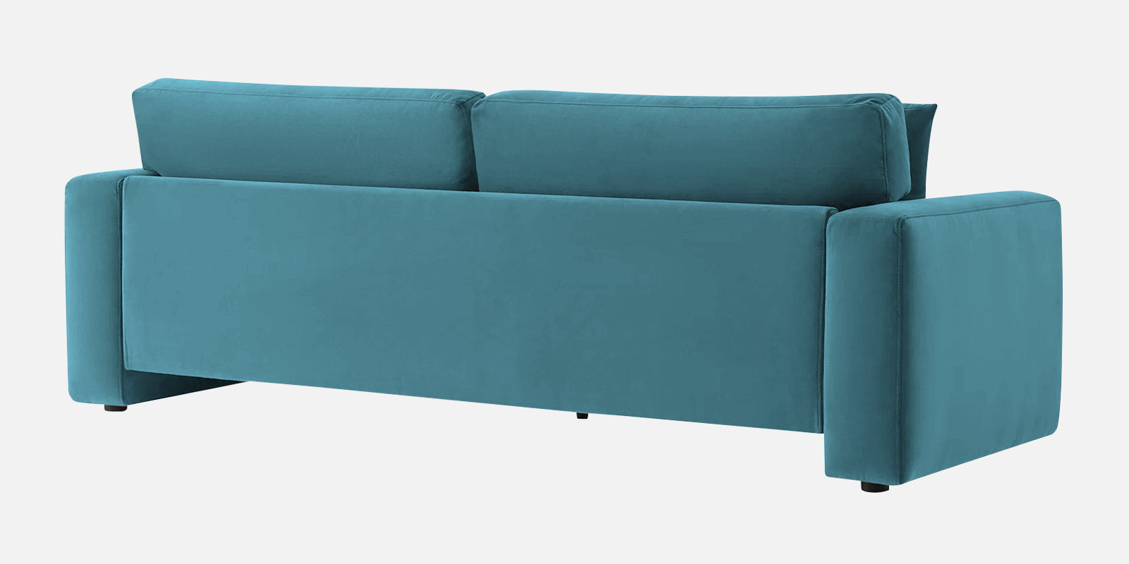 Kosta Velvet 3 Seater Sofa In Aqua Blue Colour - Febonic Living