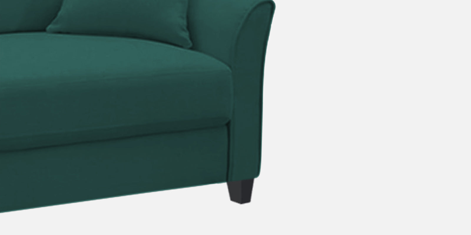 Daroo Velvet 2 Seater Sofa In Pine Green Colour - Febonic Living