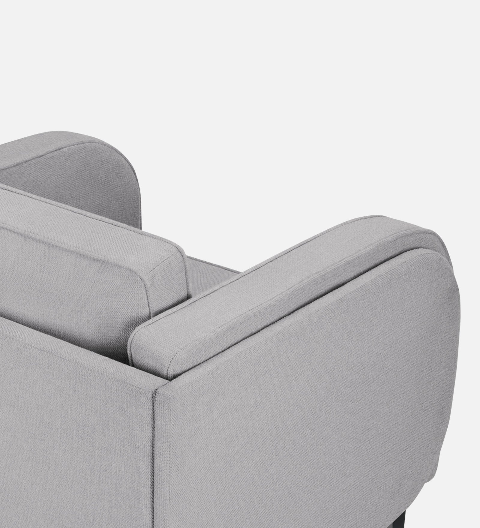 Siddy Fabric 1 Seater Sofa In Lit Grey Colour - Febonic Living