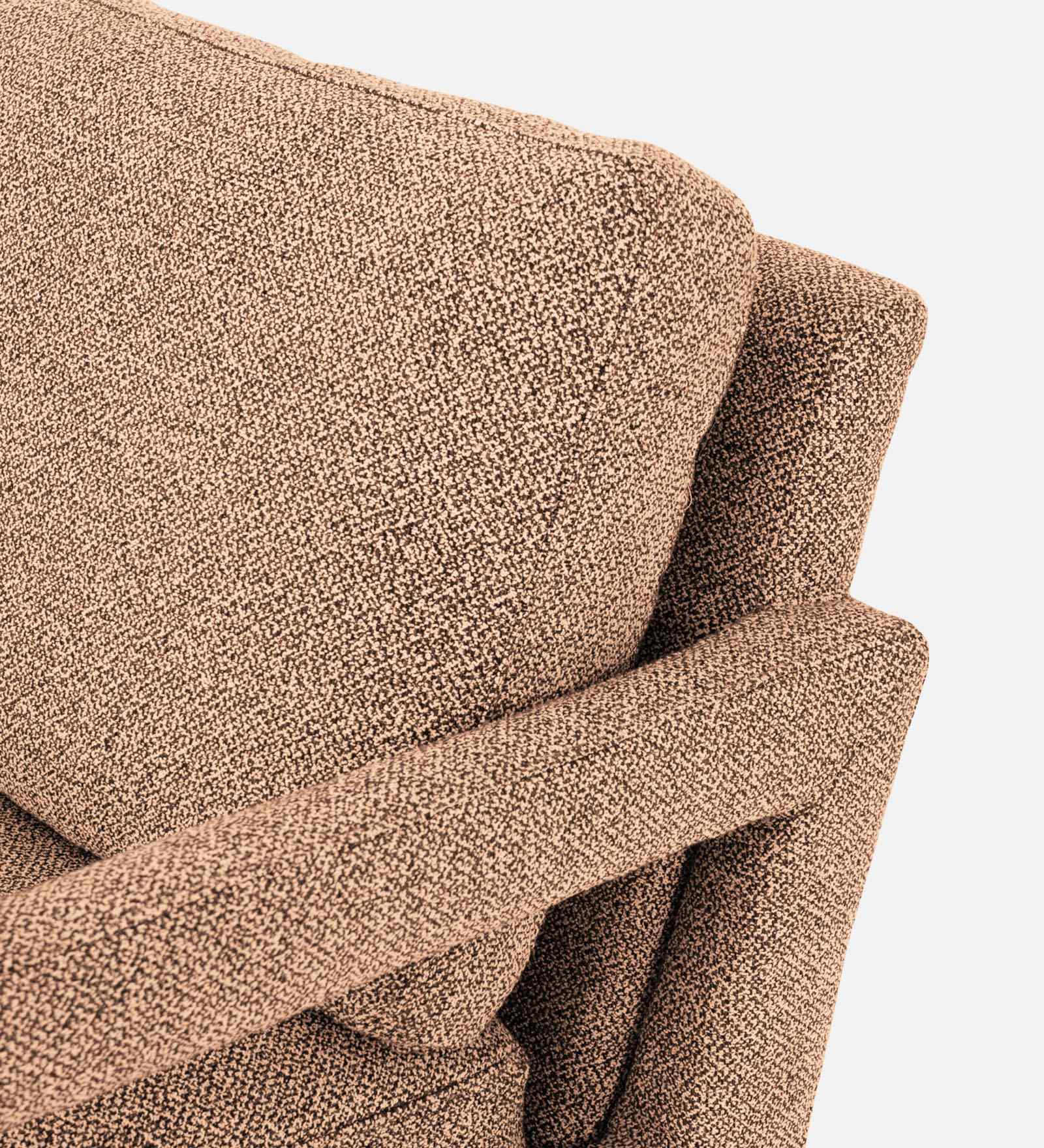 Olsen Fabric Arm Chair In cosmic-beige Colour - Febonic Living