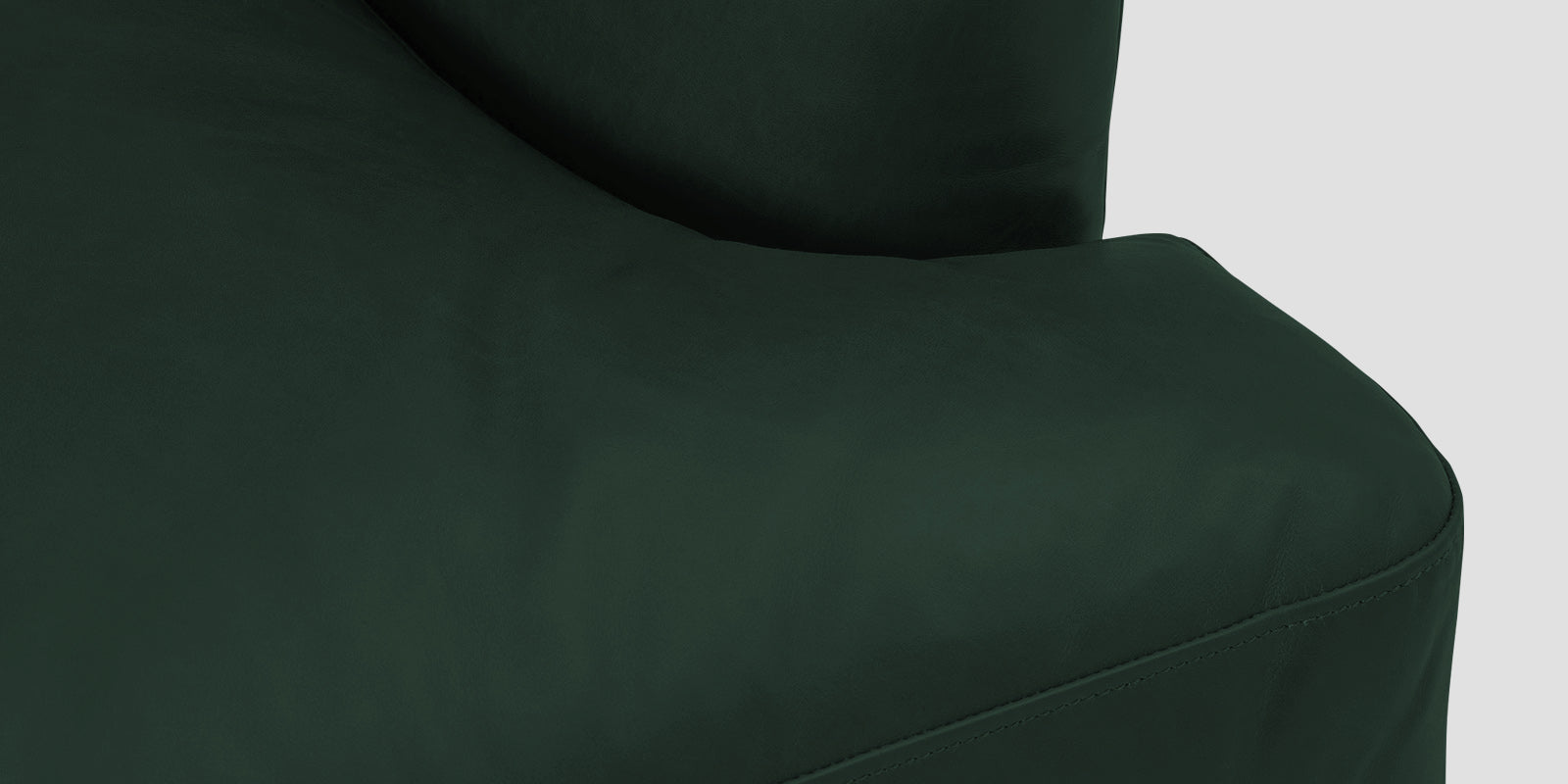 Sterio Leatherette 2 Seater Sofa In Basil Green Colour - Febonic Living