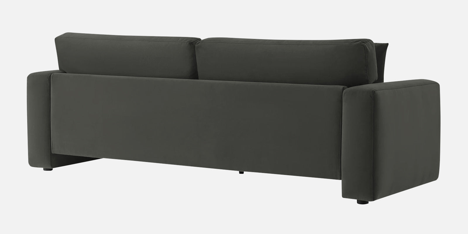 Kosta Velvet 3 Seater Sofa In Hory Grey Colour - Febonic Living