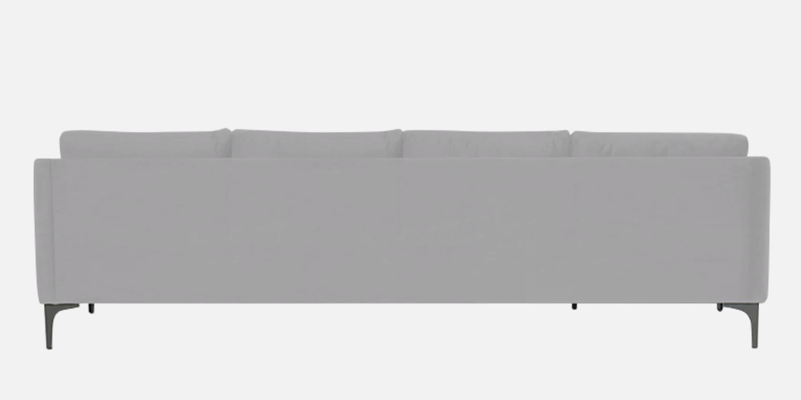 Haru Fabric RHS Sectional Sofa (3+Lounger) In Concrete Grey Colour - Febonic Living