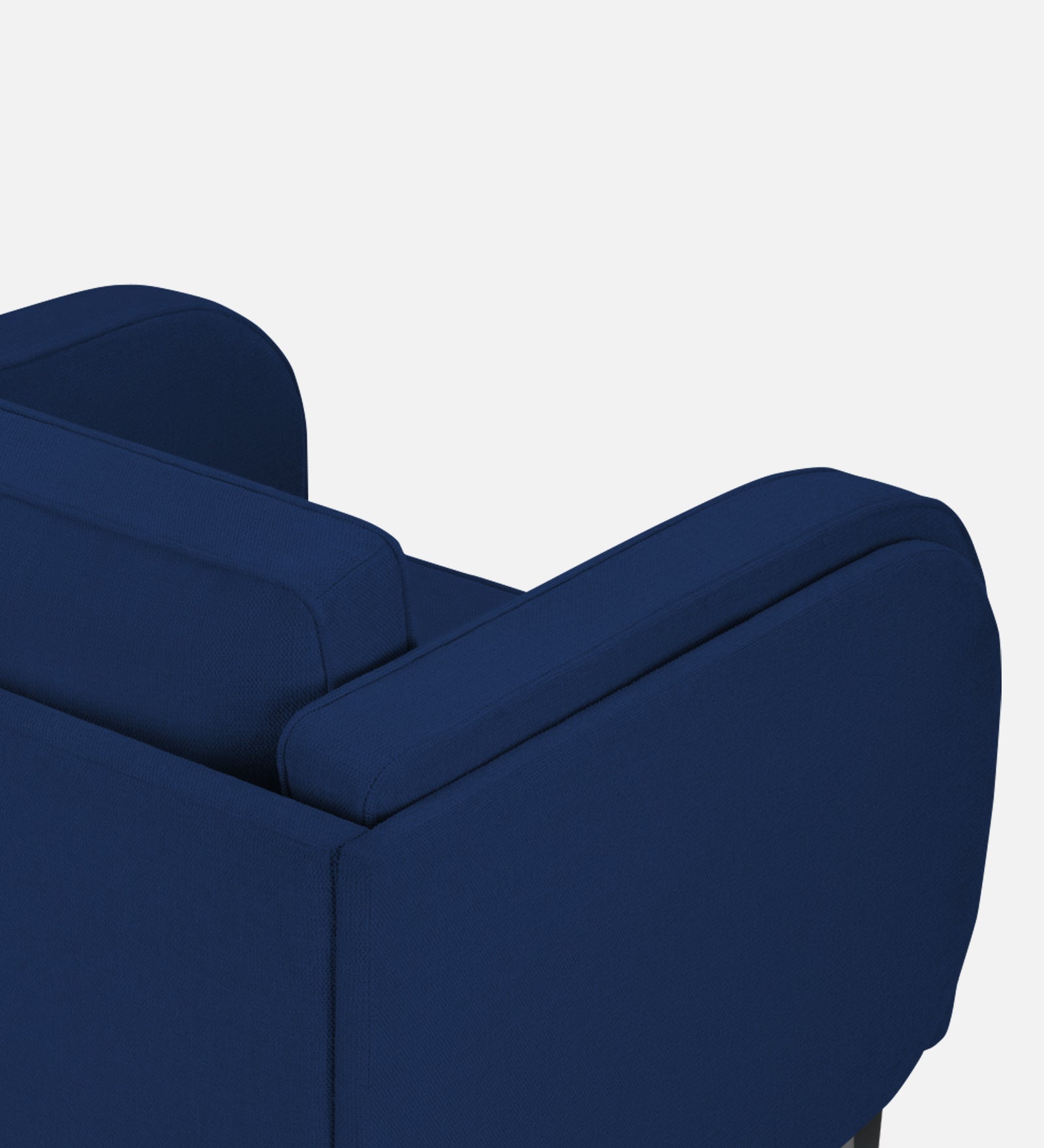 Siddy Fabric 1 Seater Sofa In Royal Blue Colour - Febonic Living