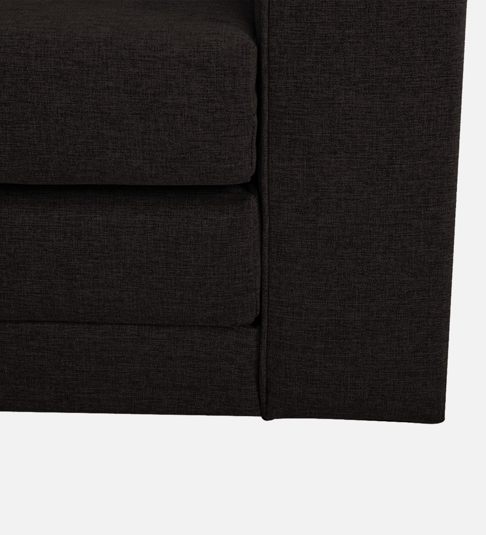 Kenia Fabric 1 Seater Foldable Sofa Cum Bed In Cara Brown Colour - Febonic Living