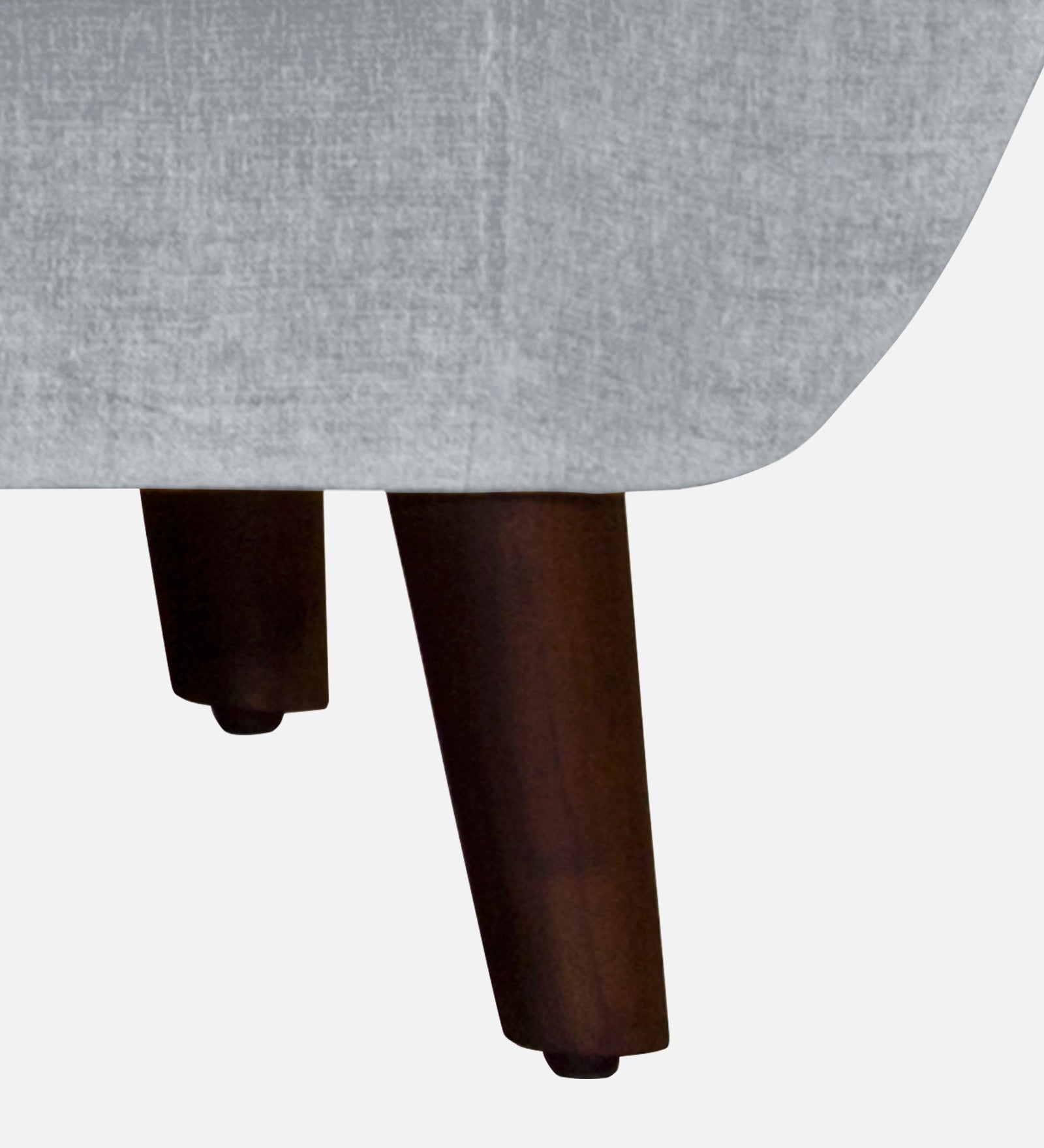 German Fabric 1 Seater Sofa In Coin Grey Colour - Febonic Living