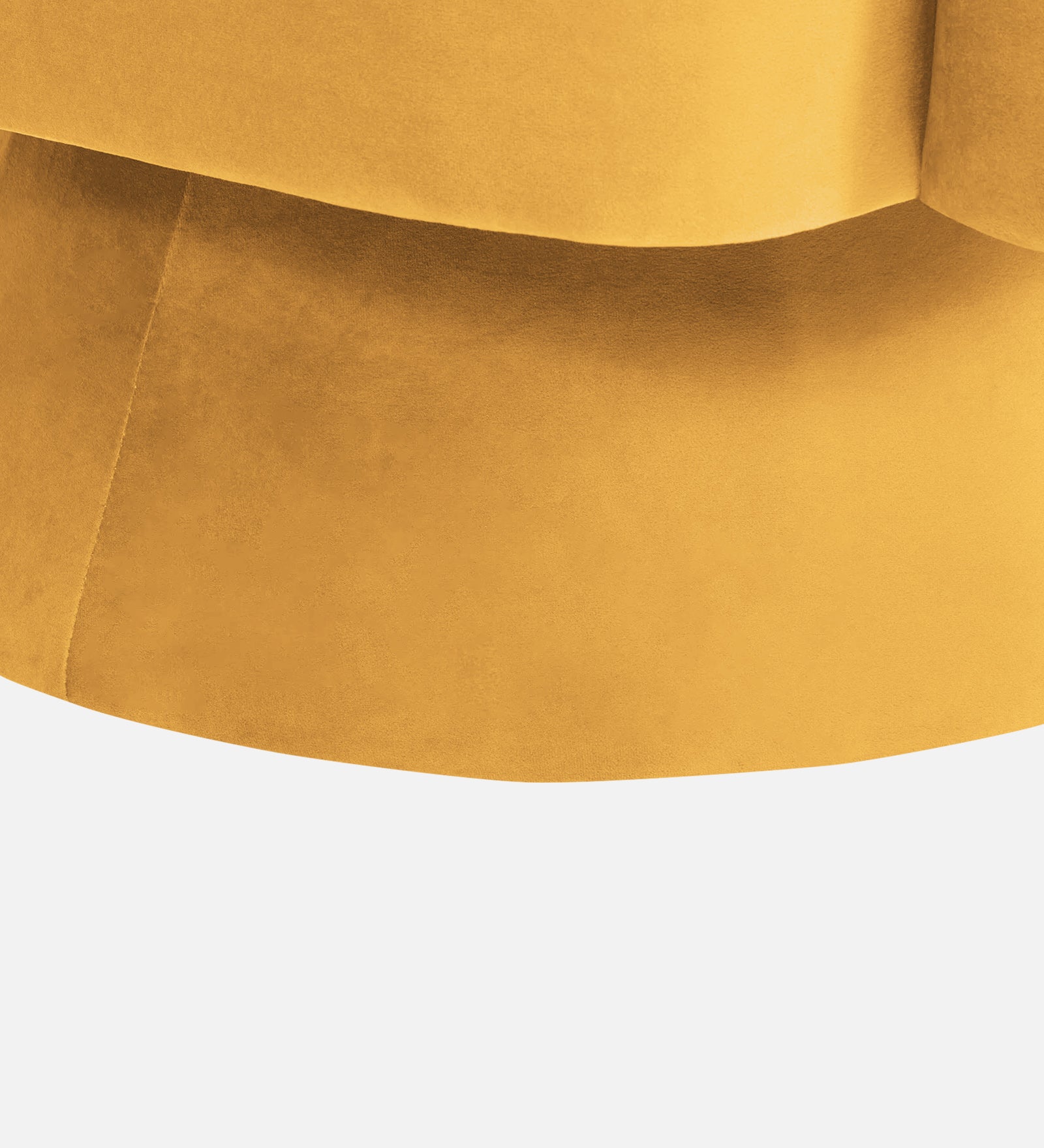 Pendra Velvet Swivel Chair In Turmeric Yellow Colour - Febonic Living