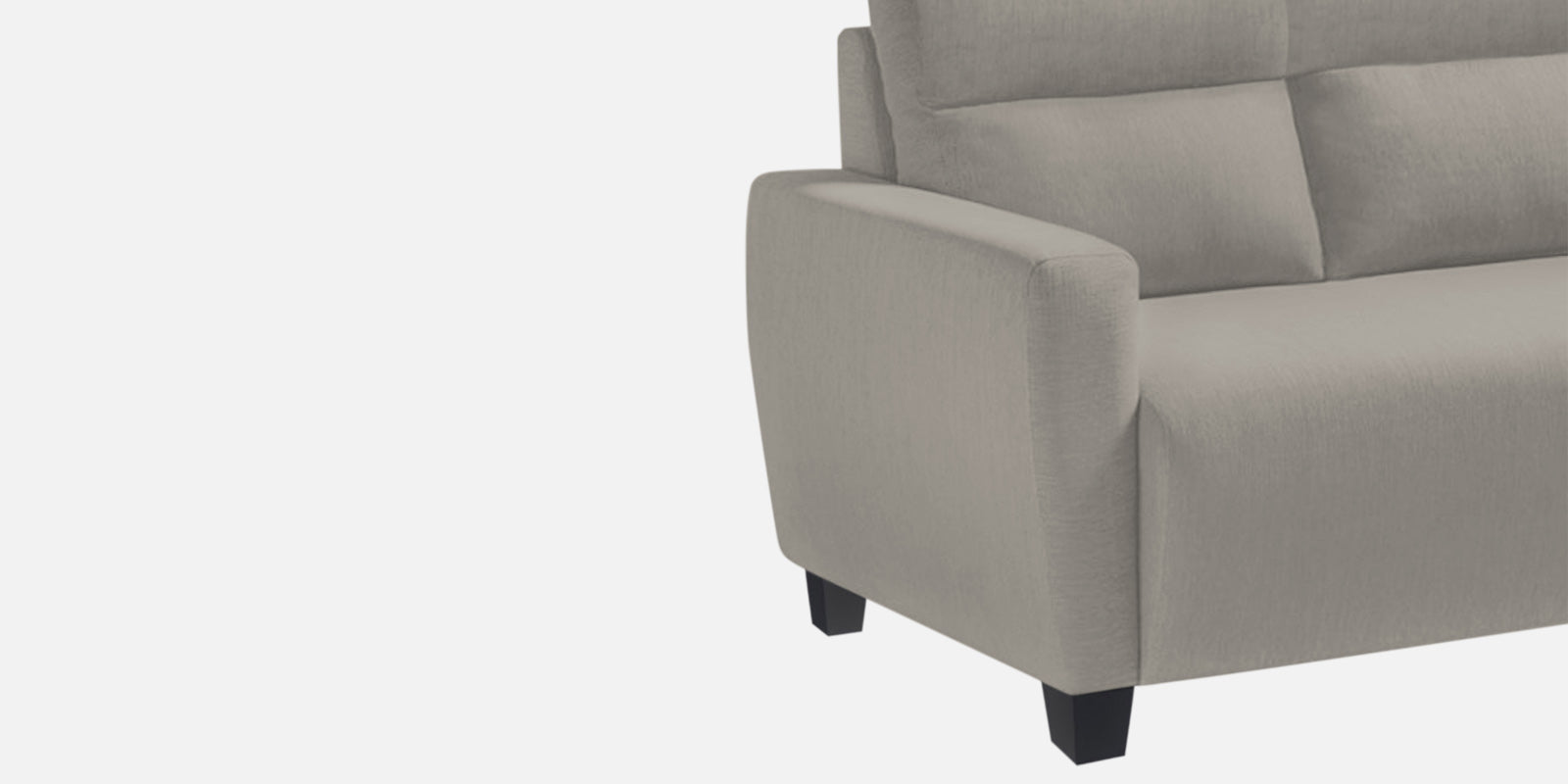 Bakadi Fabric 2 Seater Sofa In Ash Grey Colour - Febonic Living