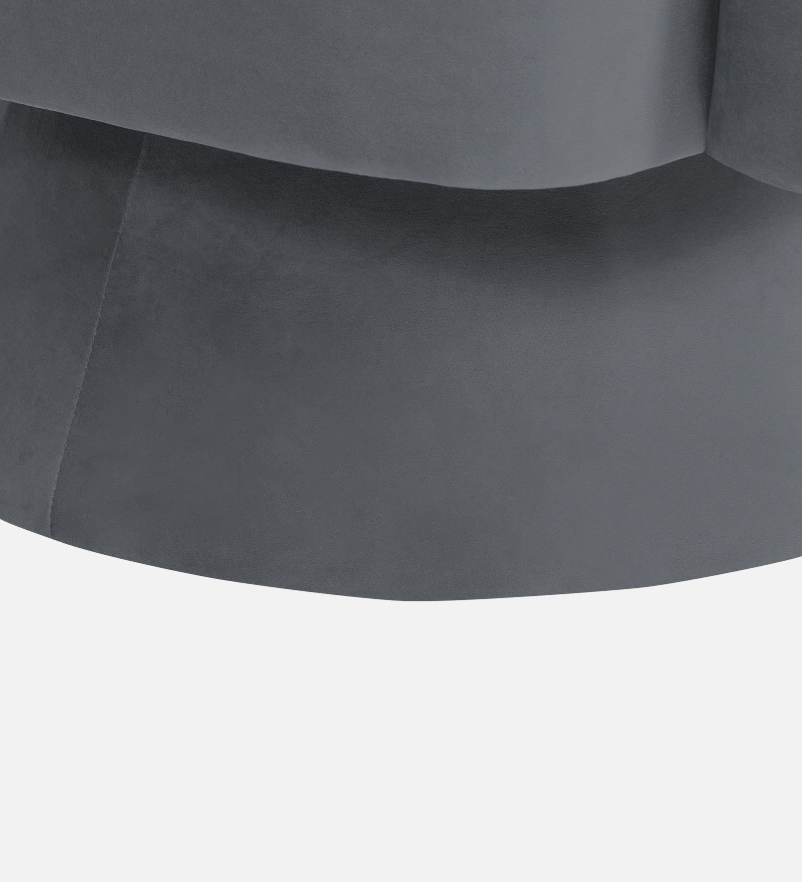 Pendra Velvet Swivel Chair In Pubble Grey Colour - Febonic Living