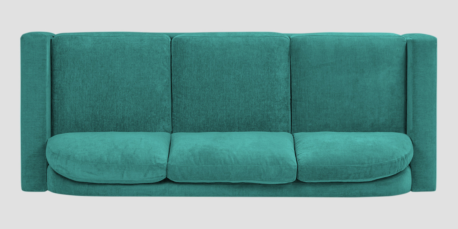 Dara Fabric 3 Seater Sofa In Sea Green Colour - Febonic Living