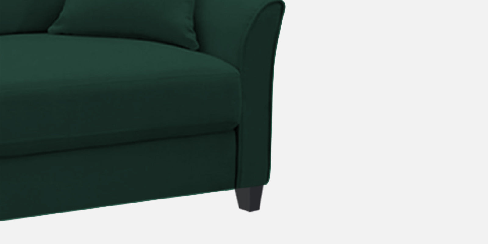 Daroo Velvet 2 Seater Sofa In Forest Green Colour - Febonic Living