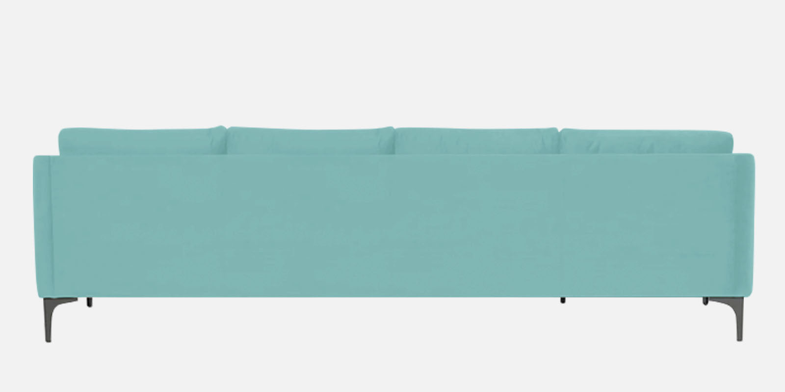 Haru Fabric RHS Sectional Sofa (3+Lounger) In Barmunda Aqua Colour - Febonic Living