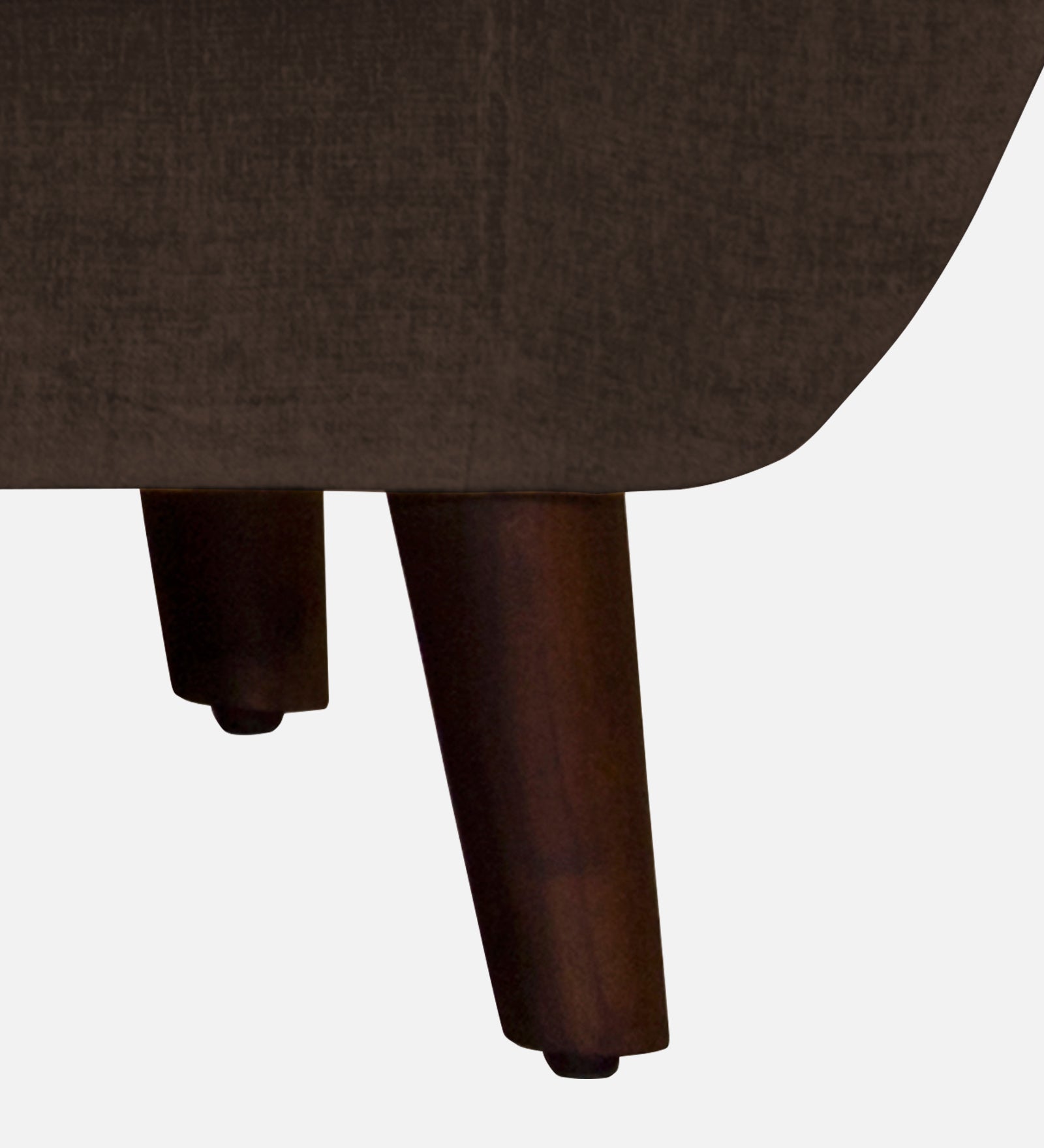 German Fabric 1 Seater Sofa In Cidar Brown Colour - Febonic Living