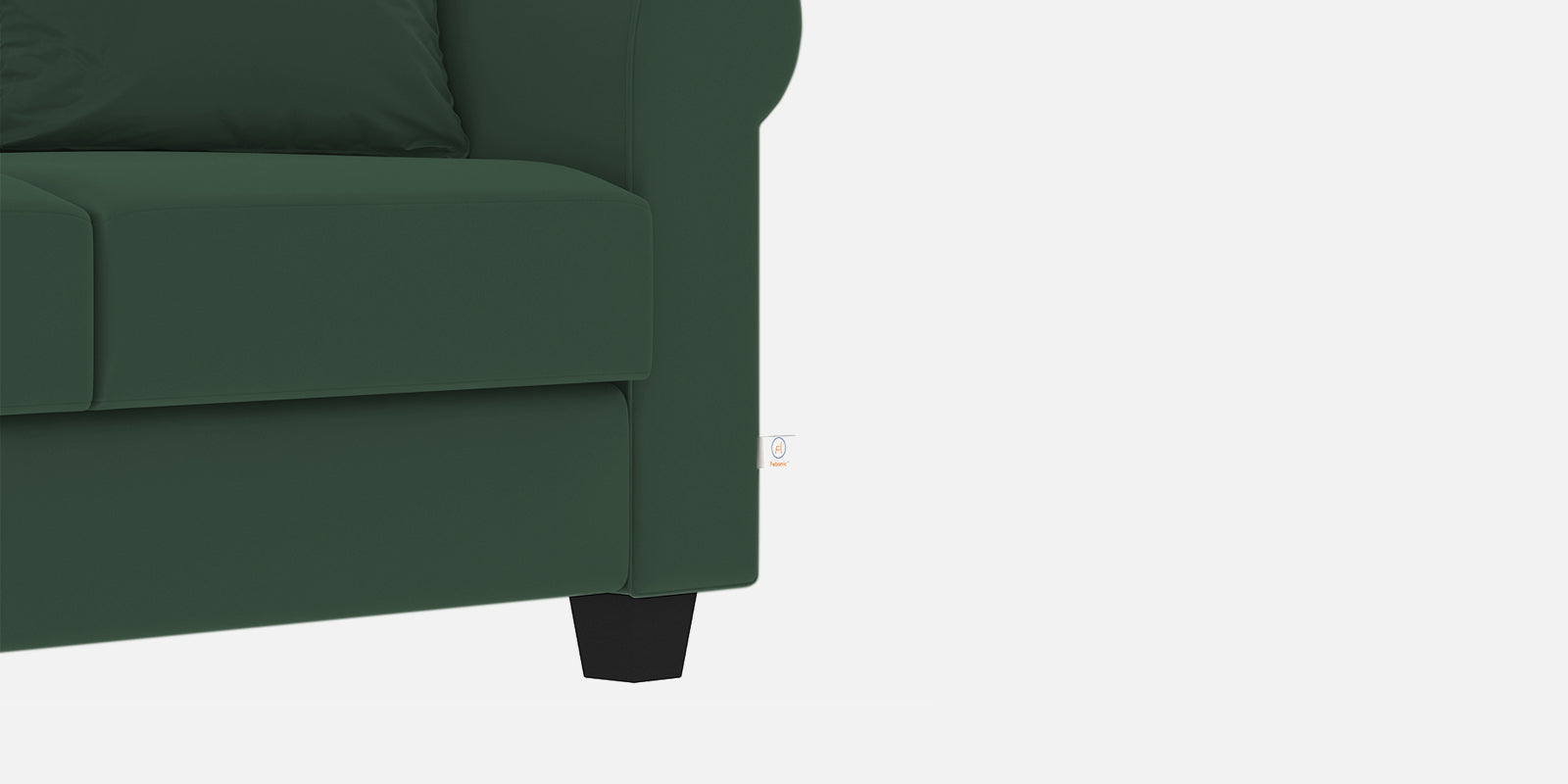Numonk Velvet 2 Seater Sofa In Amazon Green Colour - Febonic Living