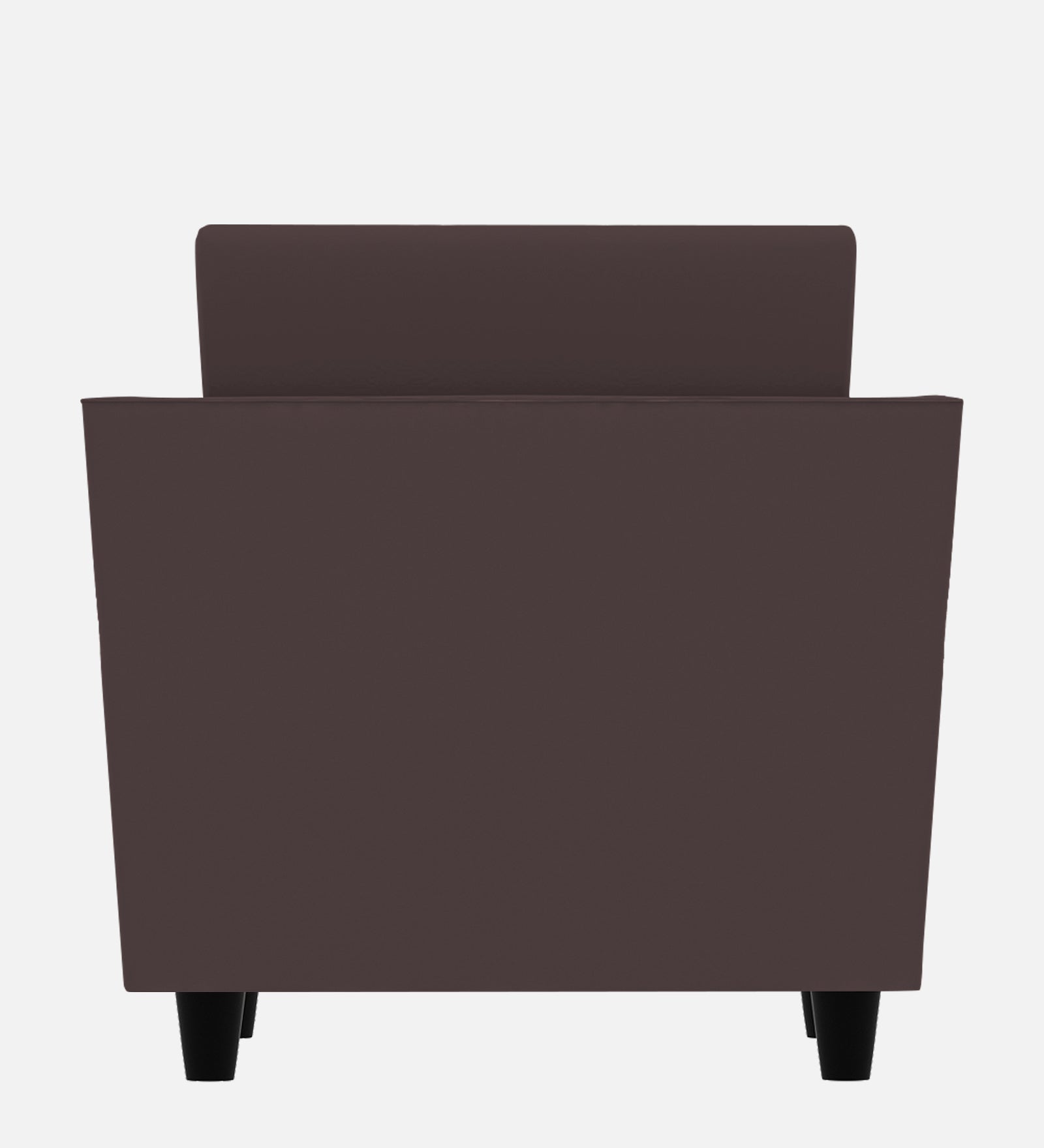 Bristo Velvet 1 Seater Sofa In Mocha Brown Colour With Storage - Febonic Living