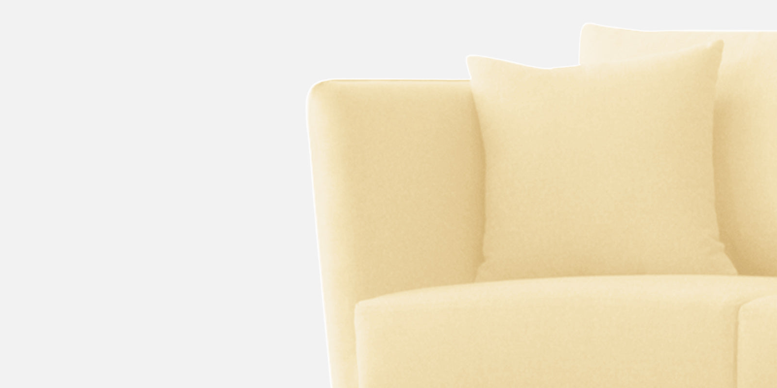 Norway Velvet 3 Seater Sofa In Sandy Beige Colour - Febonic Living