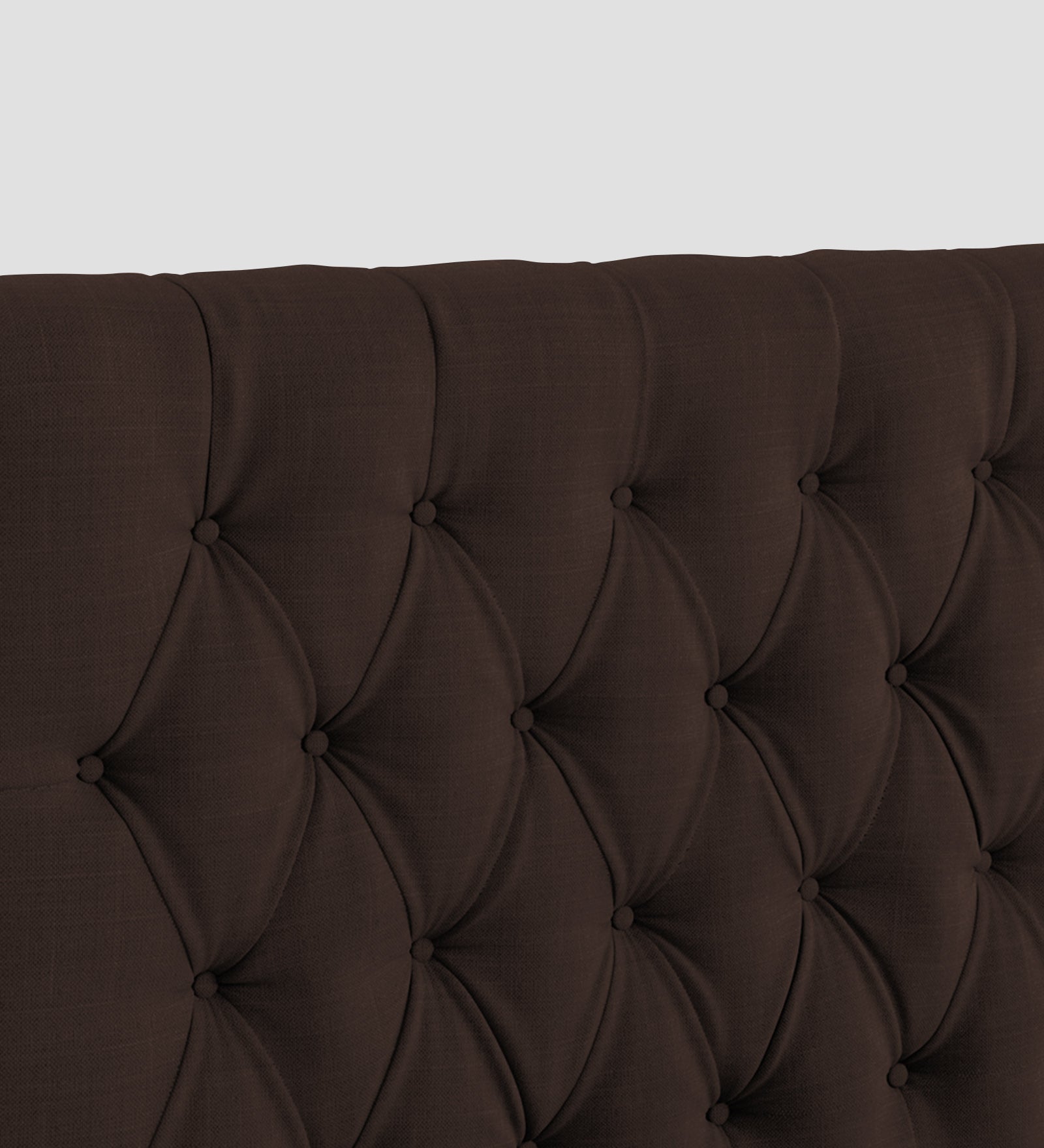 Isko Fabric Upholstered Single Bed in Coffee Brown Colour with Box Storage - Febonic Living