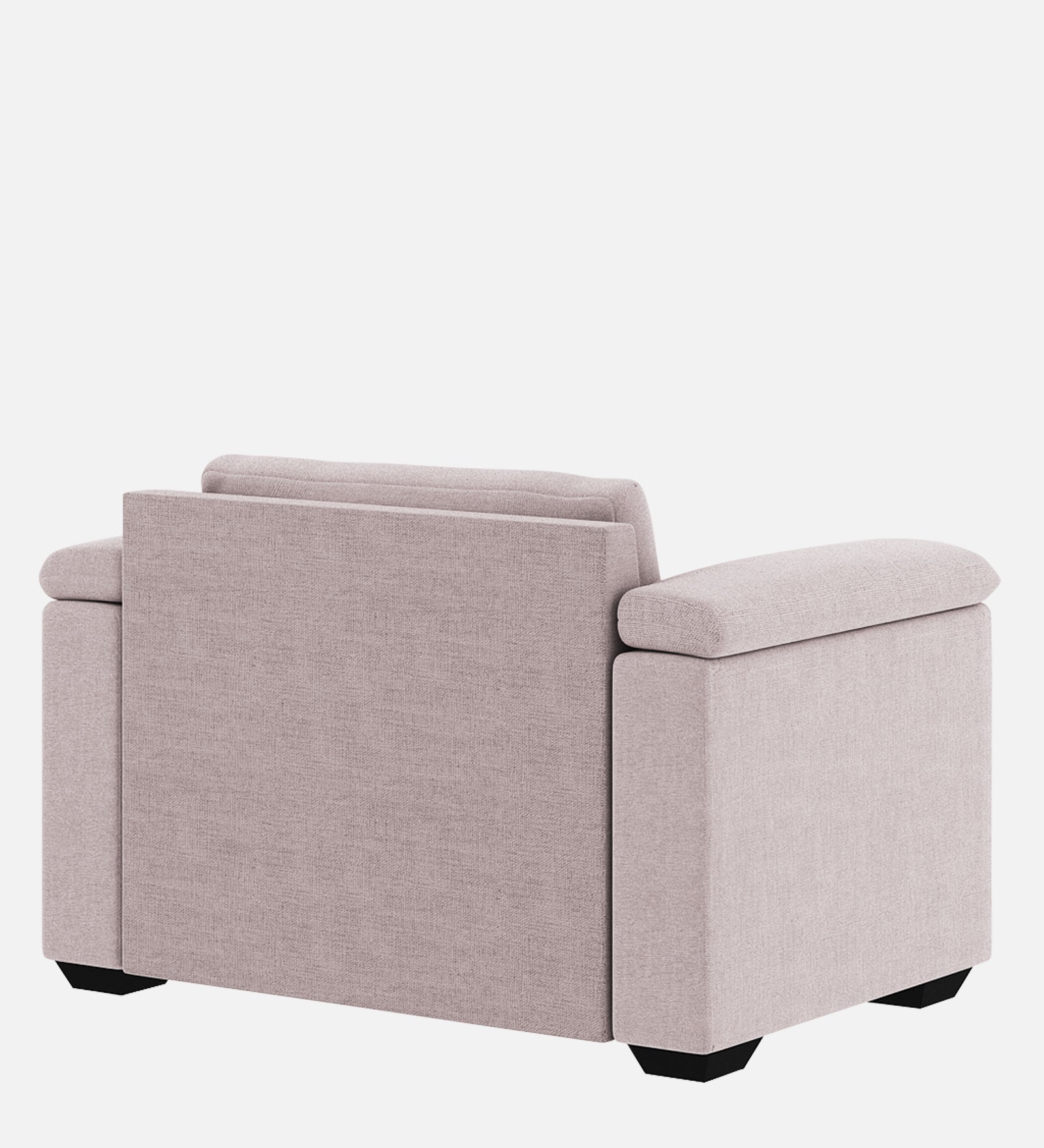 Andres Fabric 1 Seater Sofa In Orchid Beige Colour - Febonic Living