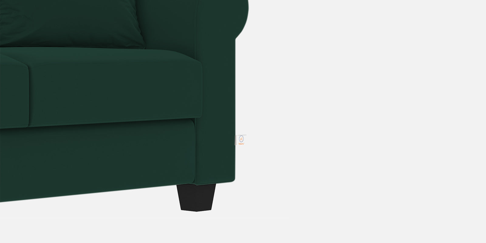 Numonk Velvet 2 Seater Sofa In Forest Green Colour - Febonic Living