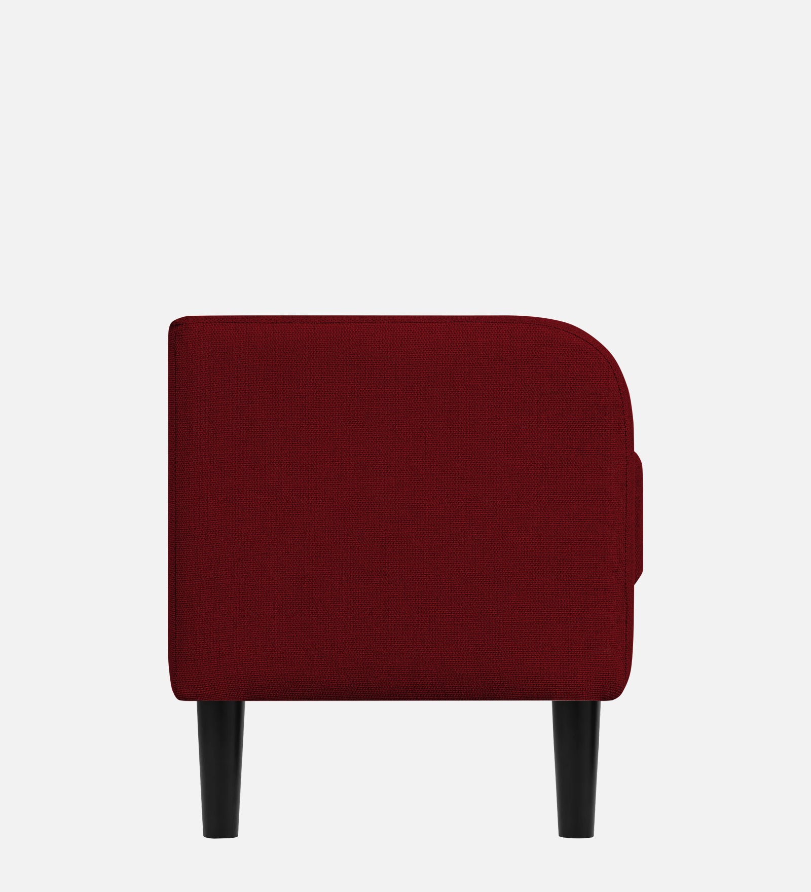 Maya Fabric Bench In Ruby Red Colour - Febonic Living